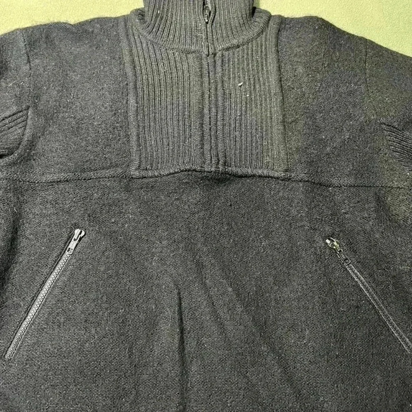 Men's Wool Ski Sweater LG - Picture 2 of 6